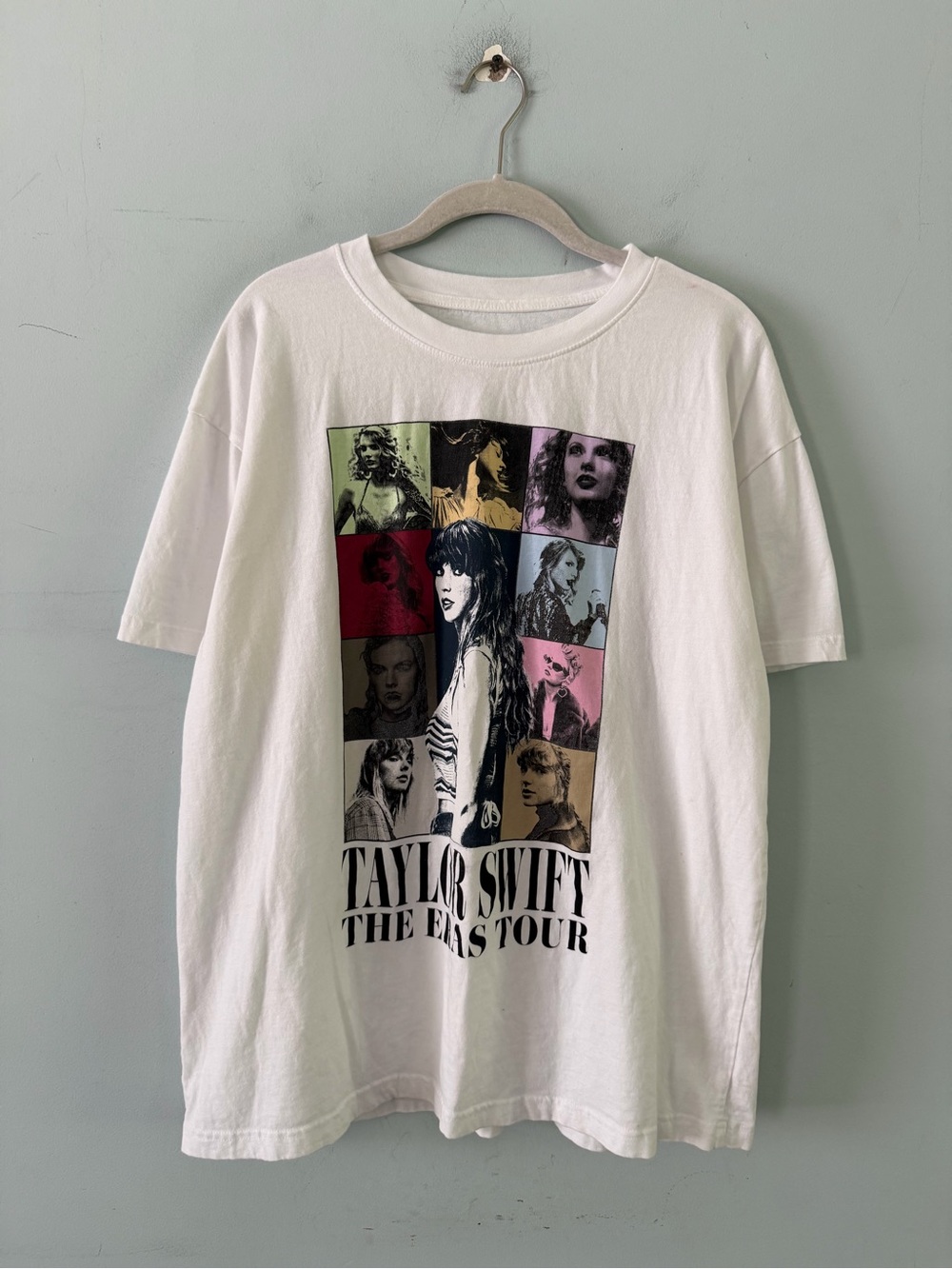 Taylor Swift The Eras Tour Official Short Sleeve White Concert T-Shirt
